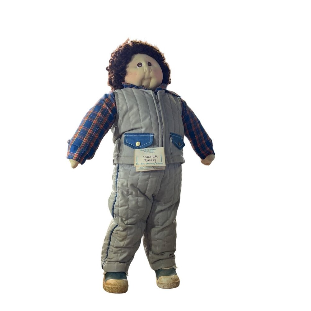 The Little People Soft Sculpture Victor Barry cabbage patch 1981 By Xavier Rober